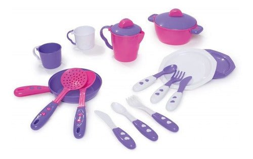 Calesita Complete Pink Kitchen Set 0