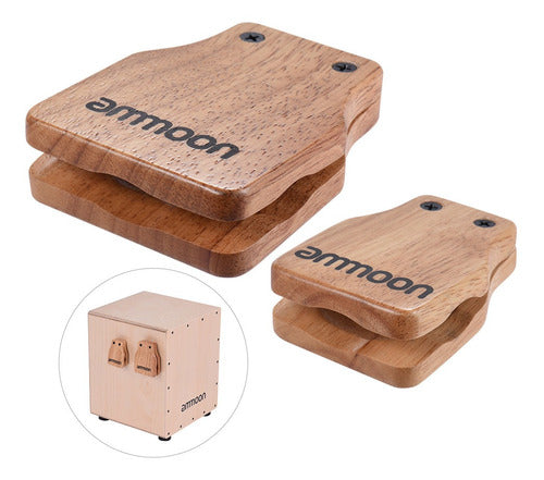 Ammoon Grande E Médio 2pcs Cajon Box Tambor Companion 3