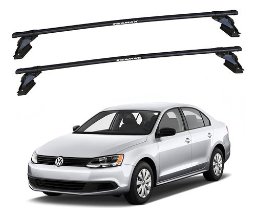 Eqmax Roof Bars Steel Volkswagen Vento 2018+ Black 0