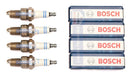 Bosch 4 Spark Plugs Original VW Gacel / Quantum 1.8 0