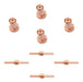 Set of 4 Plasma Torch Electrodes and Nozzles Mtc 416 by Omaha 0