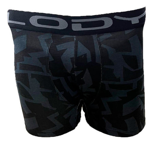 Lody Men Printed Cotton Boxer Shorts for Men 36