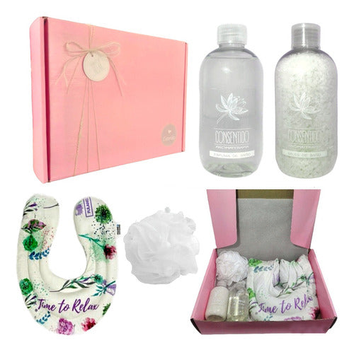 Relaxing Jasmine Aroma Spa Gift Box Set for Women - Nº20 - Set Kit Caja Regalo Mujer Spa Box Jazmín Aroma N20 Relax