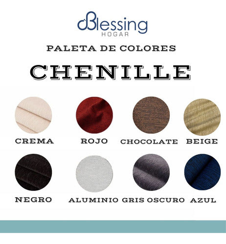 Blessing Respaldo Sommier Cuadrado Chenille King 200cm 1ra Calidad 5