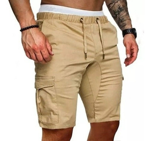 WalkShorts Bermuda Jogger Cargo Premium Cotton Import 0