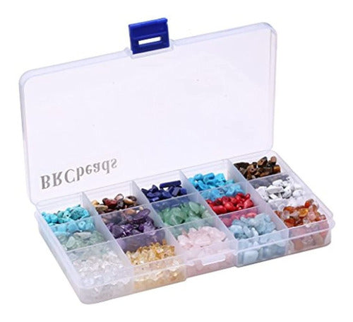 Cuentas De Piedras Preciosas, Brcbeads Chips Naturales Irreg 1