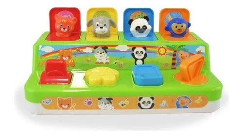 Ok Baby Animals Pop Up Didactic Toy for Babies 1