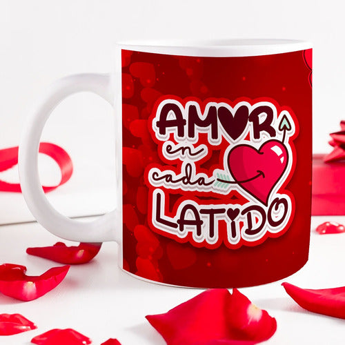 Plantillas Tazas San Valentín/ Enamorados Sublimación/ 4