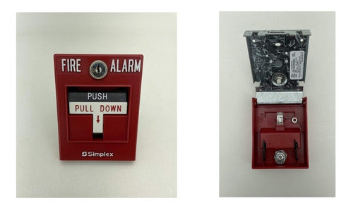 Simplex 4099-9004 Addressable Manual Fire Alarm Notifier 0