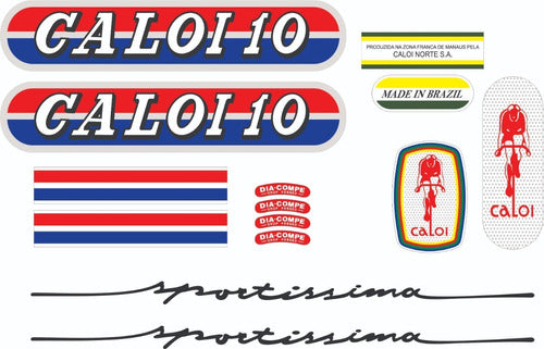 Caloi 10 1976 Sportissima 1976 76 Letras Pretas 0