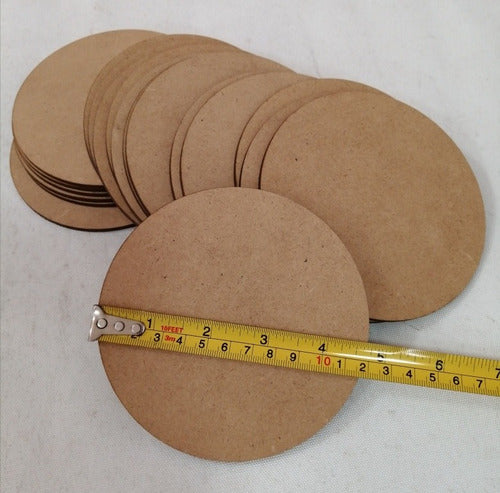 Dulceluna Lot of 20 MDF Discs 12 Cm 1