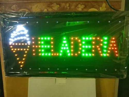 Cartel Led Panchos - Abierto . 40 Más O La Que Quieras 5