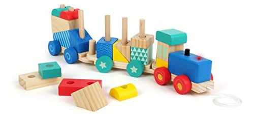 Small Foot Wooden Toys Small Foot Wooden Toys, Wooden Train and Sorting Game 1