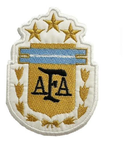 Parche Aplique Bordado Escudo Afa 3 Estrellas X 3 Unidades 0