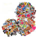 200pcs Skateboard Stickers Graffiti Portátil Etiqueta Equipa 0