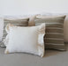 Set of 4 Plain or Striped Tusor Cushions of Your Choice 37