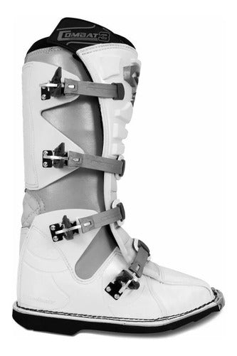 Pro Tork Cross Combat 4 White and Black Motorcycle Boots 8