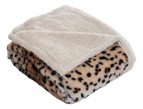 Lavish Home Tiger Manta-fleece Sherpa 0