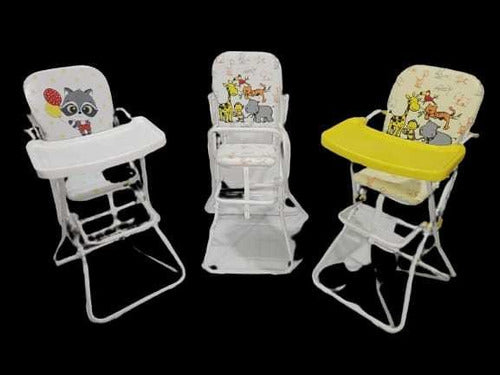 Folding High Chair with Tray and Cup Holder, Free Shipping 2