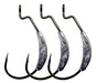 Strong Offset Lastrado N#4/0 9gr Pack X3 Fishing Hooks 0