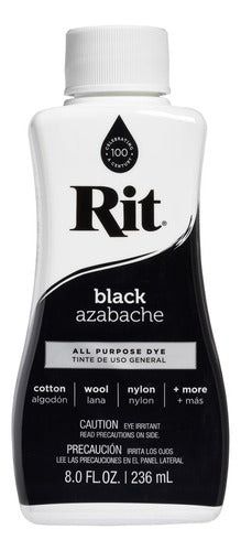 Colorante Para Tela Rit All Purpose 236ml Negro Azabache 1u. 0