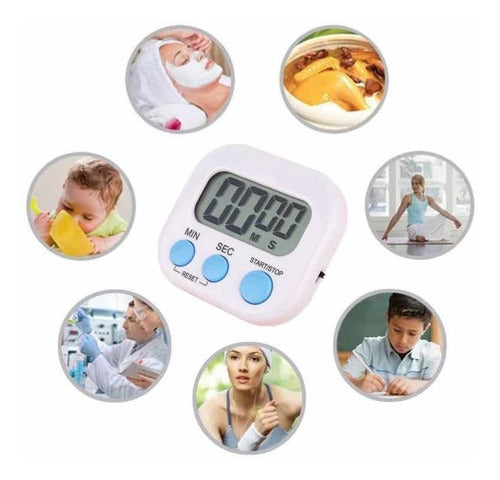 Kitchen Timer with Alarm and Magnet - Digital Cooking Stopwatch 8