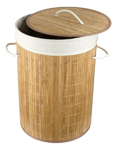 Rectangular Metal Laundry Basket with Fabric Lid Organizer - Premium Quality 3