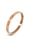 Women's Heart Shaped Stone Bracelet in Rose Gold 1