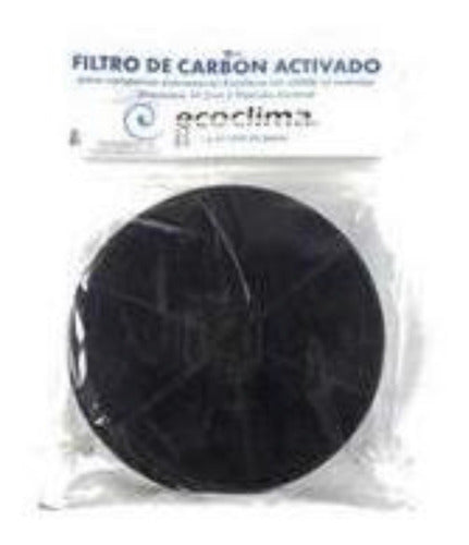 Replacement Activated Carbon Filter Accessory Ecoclima 17.5cm 1