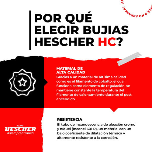 Bujía Precalentamiento Hescher 1