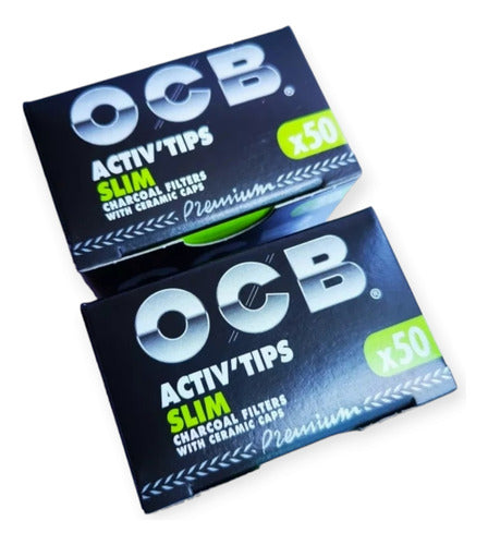 OCB Active Charcoal Filters X50 Slim OCB Units 1