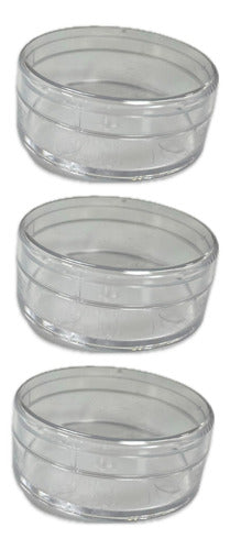 Acrylic Pill Box Set of 25 Ideal for Communion Souvenirs Candy 4.5x1.8 cm 0