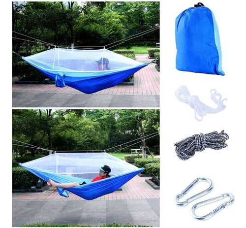 Yaetact Outdoor Hammock with Mosquito Net and Free Tree 1