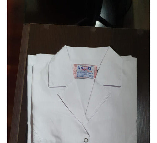 Arciel Teacher/Lab Coat with Buttons Size 12 0
