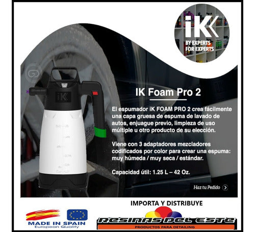 Pulverizador Espuma Ik Foam Pro 2 - Resinas Del Este 3