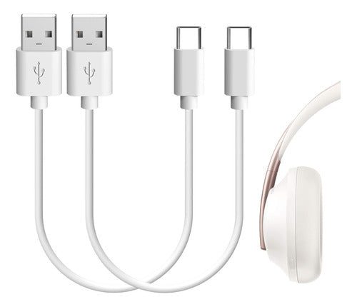 Geekria Short Charging Cable for USB Headphones, With Bose 0