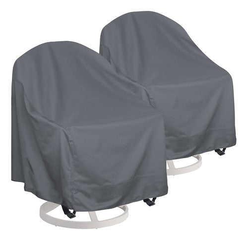 Zilomi Outdoor Swivel Lounge Chair Cover 2 Pack, Se Adapta A 0