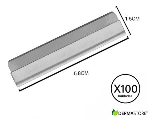 Special Platinum Razor Blade Replacement for Barber's Razor X100 5