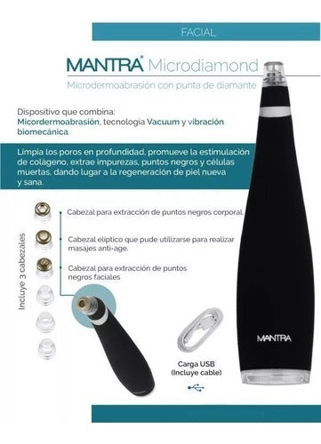 Microdermoabrasion Peeling Puntas De Diamantes Equipo Dermo Profesional Y Particular Garantia Oficial Mango Succionador 2