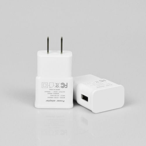 Mesmart 2 × White 2A Power Wall Adapter Charger for iPad 0