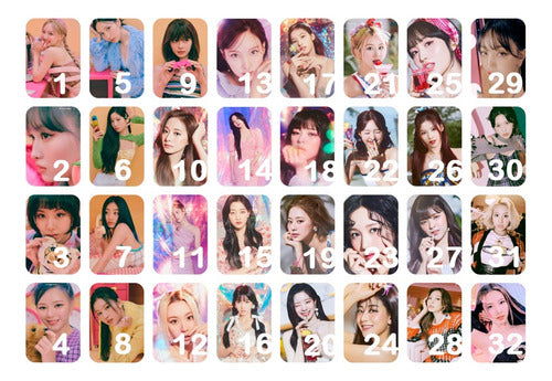 Calcotify Tarjetas Twice With Youth Fanmade Photocards Set X64 0