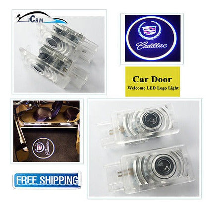 Cadillac 2 Pieces Cree Ghost Shadow Door Light LED 1