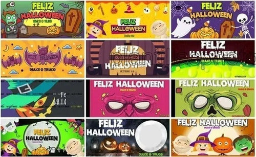 Plantillas Halloween Tazas Tazones Sublimacion 7