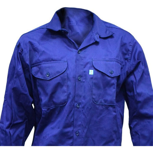 Classic Reinforced Work Shirt with Pockets by Ombu 1