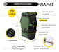 Trekking Camping Backpack 70L Mountain Travel Hiking 12