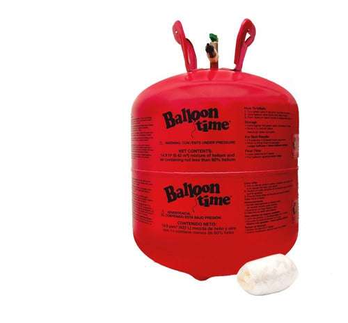 Balloon Time Helium Gas for 50 American Balloons (Not Chinese) + 50 Gift Balloons 1