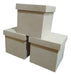 Set of 15 Shoe Box Style 8x8x8 Fibrofacil Boxes - Ready to Paint 0