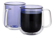 Atrix Pack 2 Double-Walled Glass Mugs with Handle Coffee 250 ml 1