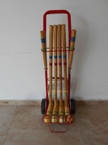 Tissus Croquet Set 72 cm with 4 Sticks 1