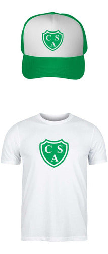 Combo Sarmiento De Junin El Verdolaga T-Shirt + Cap 0